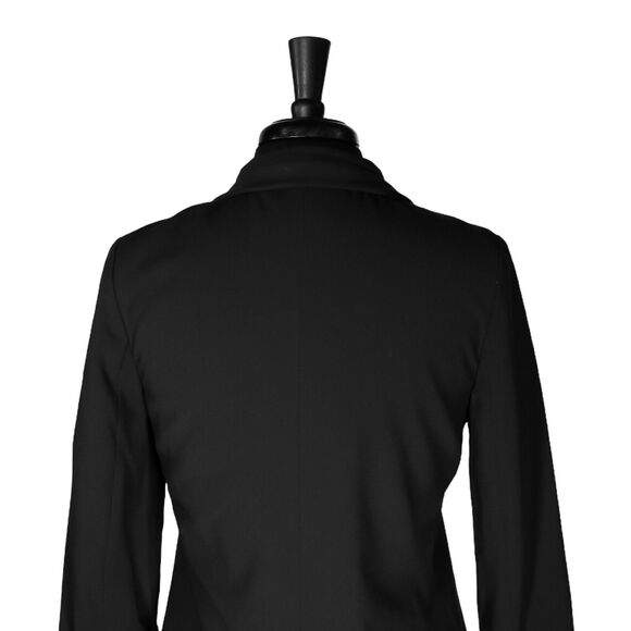 Banana Republic Women's Jacket Black Stretch Open Front Lined Blazer 4 NWT - Picture 6 of 8